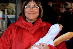 1er avril 2012 - Christine Neracoulis au marché de Soisy-sous-Montmorency