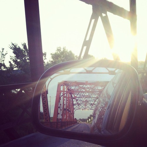bridge reflection sunrise route66 mobileuploads iphoneography