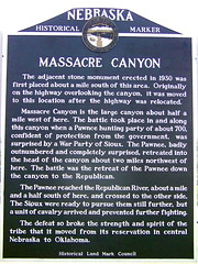 Massacre Canyon Battle Site