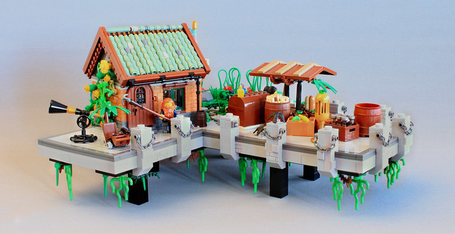 The Harbor - nouvelle technique toits LEGO