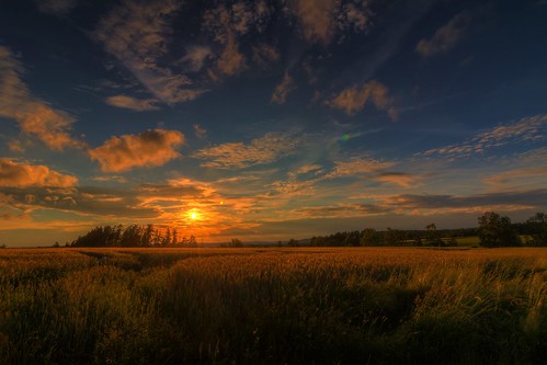 leutershausen bayern deutschland de hdr landschaft landschaftweitwinkel sonnenuntergang felder