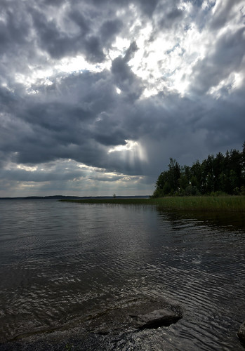 sky lake clouds finland view dramatic shore hdr iitti kymenlaakso urajärvi 714mmf4 photoengine panasoniclumixgh2