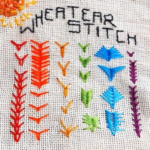 tast 2012 #17: wheatear stitch