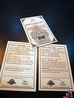 Boarding Pass for Titanic: the Artifact Exhibition