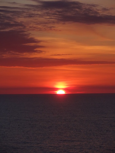ocean trip summer sunrise denmark
