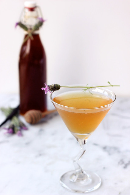 Honey Lavender Vanilla Bean Martini