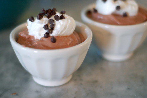 chocolate mousse, but lighter