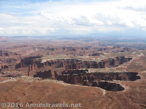 Views over Canyonlands from Grand View Point, Utah