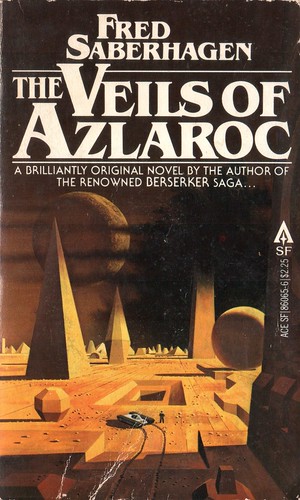 The Veils of Azlaroc by Fred Saberhagen. Ace 1981. Cover artist Dean Ellis