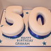 50 Number Birthday Cake