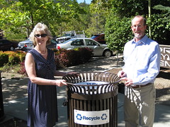 Recycle Can Photo Op with CC 006
