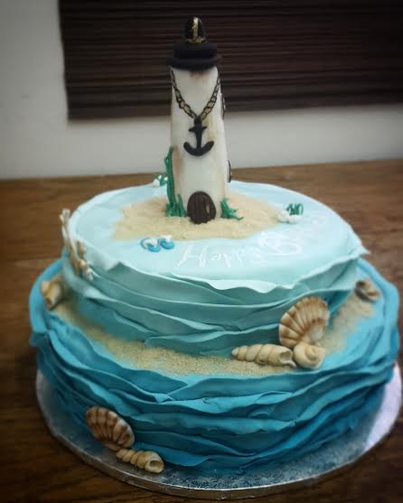 Sea Themed Cake by Carolyn Cowley
