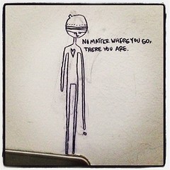 Bathroom wall wisdom. #evangenitals #nwtour #buckaroobanzai