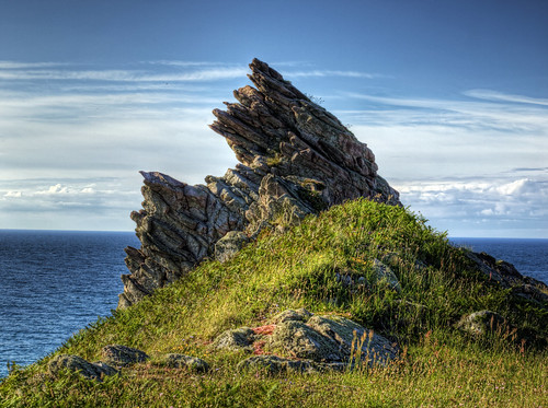 seascape rock landscape island alderney