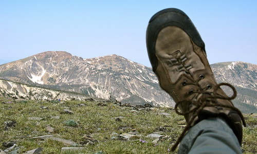 mountains outdoors scenery montana boots hiking peaks