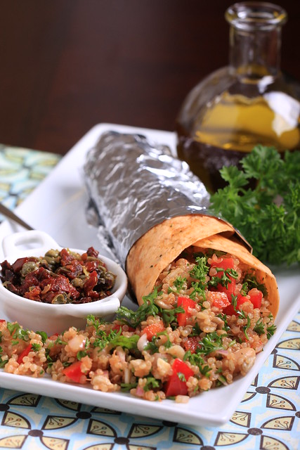 Protein-Happy Quinoa Wrap from Vegan Sandwiches Save the Day!