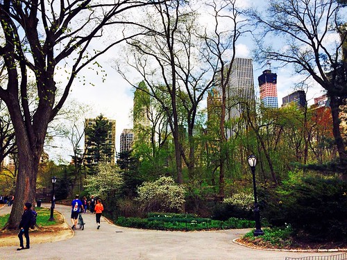 Walking down Central Park - April 26, 2014