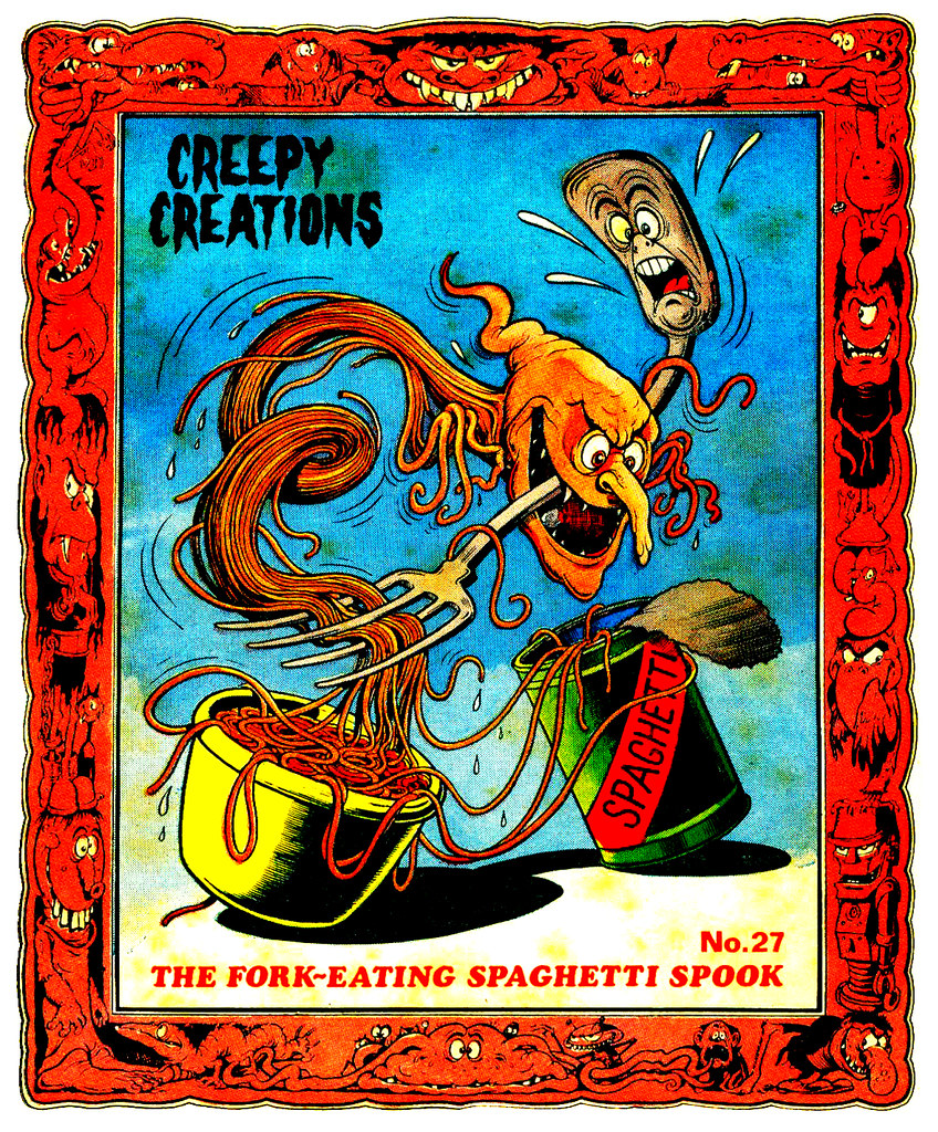 Creepy Creations No.27 - The Fork Eating Spaghetti Spook