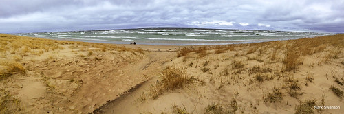 panorama lake storm color beach apple grass sand waves wind michigan pano great lakes iphone 5s
