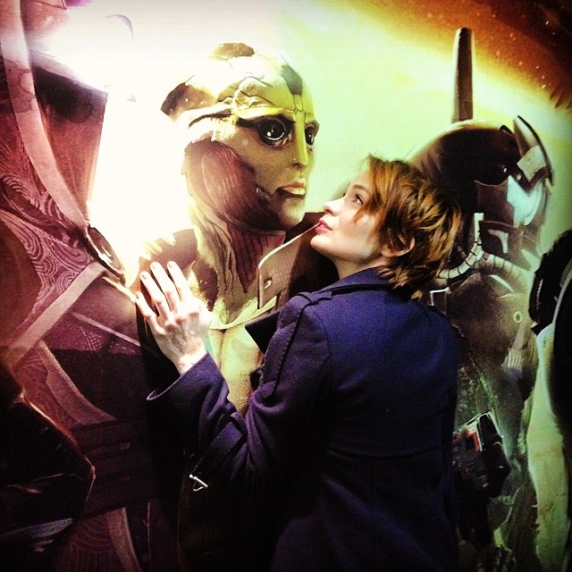 Visited @bioware in Edmonton and hung out with my true love, Thane.