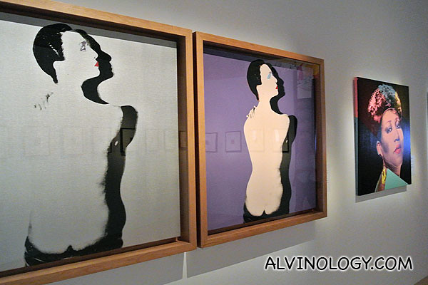 A few of the Andy Warhol exhibits