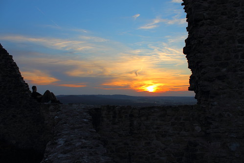 sunset castle fireinthesky wolfstein