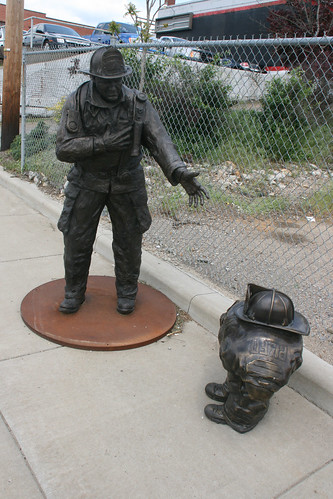 ohio sculpture art metal bronze memorial midwest fireman zanesville firefighter ohiosculpture ohiosculptor
