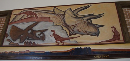 mural wyoming wy postoffices newdeal lincolncounty kemmerer eugenekingman