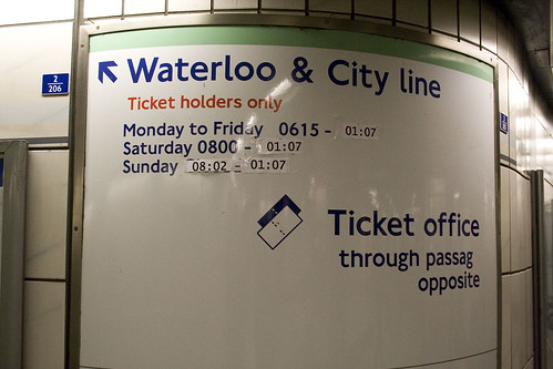 Waterloo & City Line - Bank Station