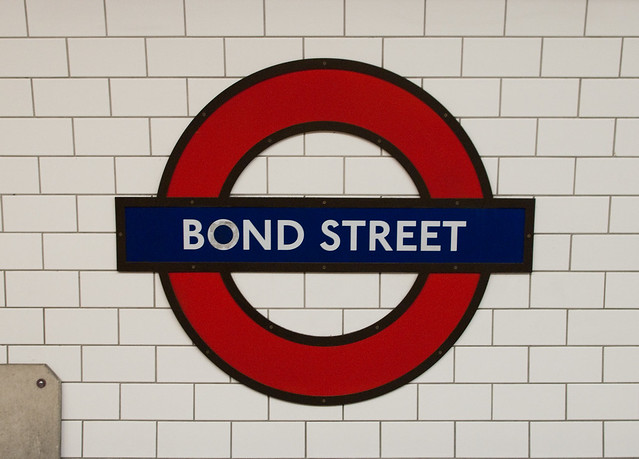 Bond Street Tube Station Platform Sign | Flickr - Photo Sharing!
