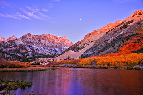 california ca longexposure travel pink blue autumn sky usa cloud lake tree fall nature water pine night speed photoshop sunrise canon landscape dawn star photo interestingness interesting october day skies glow niceshot photographer cs2 north picture fork running sierra hwy explore adobe shutter jupiter northern sierranevada eastern bishop adjust easternsierras 2011 highway168 denoise the4elements 60d topazlabs dailyrayofhope photographersnaturecom davetoussaint photoengine mygearandme oloneo dailyrayofhope2012