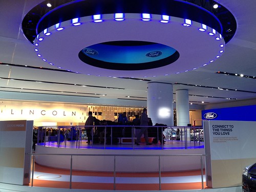 Ford's Interactive Display at the 2012 Detroit Auto Show