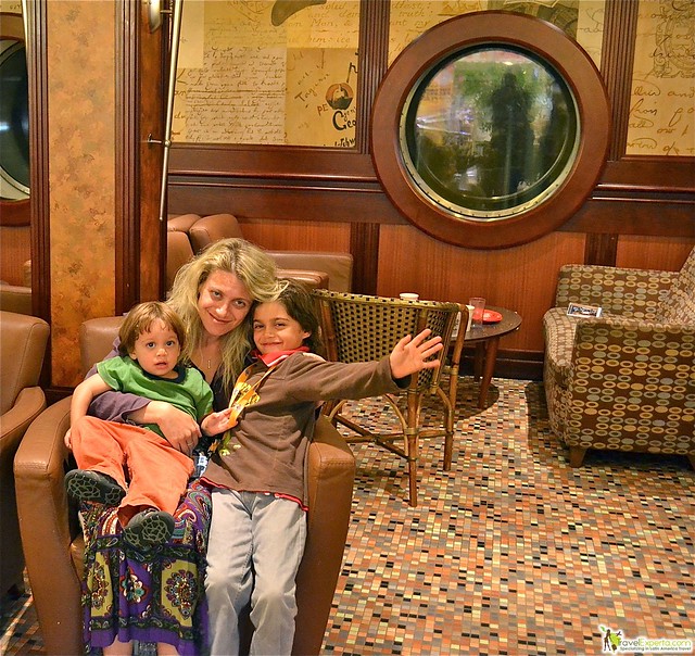 cuddle time with the boys on board of a royal caribbean cruise 