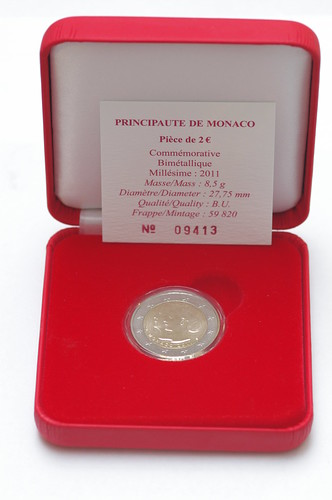 2 Euros Mónaco 2011