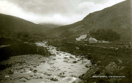 scotland photo postcard genealogy tweedsmuir peeblesshire