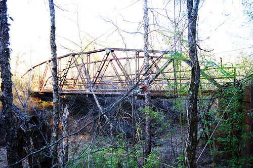 pony truss bridge iron steel neches river relief easttexas texas pontist united states north america