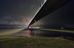 Humber Bridge At Night