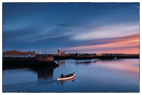 ireland sunset sea howth dublin lighthouse sunrise boat fishing