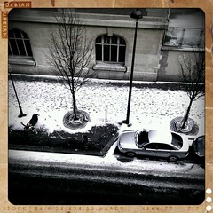 snow in Paris