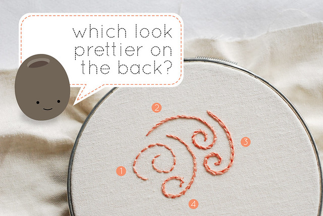 I Heart Tidy Embroidery // Pretty on the Back