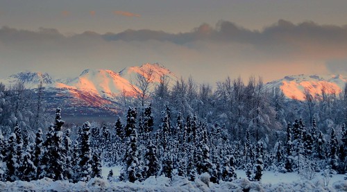 sunset snow alaska night anchorage newacademy fleursetpaysages outstandingromanianphotographers