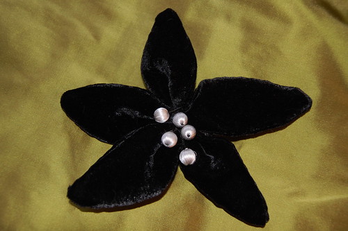 Flower with beads