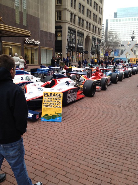 Super Cars in downtown Indy