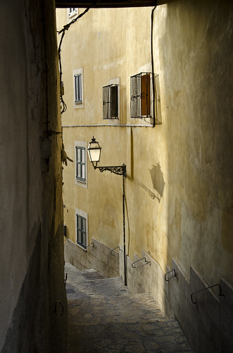 city travel light shadow building travelling lamp architecture stairs buildings alley europe mediterranean european cityscape shadows alleyway mallorca palma citycentre majorca balearicislands balearic travelphotography europeanarchitecture mallorcan majorcan balearicarchipelago islasbelearas