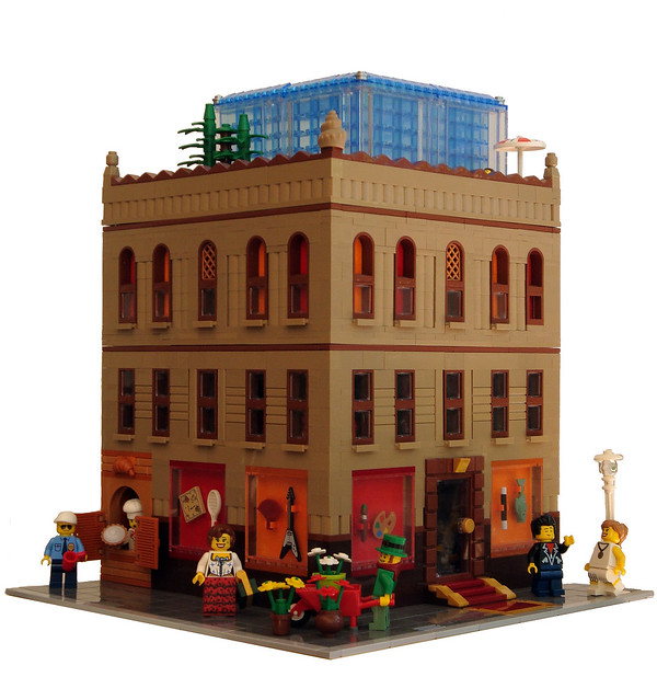 LEGO Collectable Corner - Minifig Maison - Modular MOC