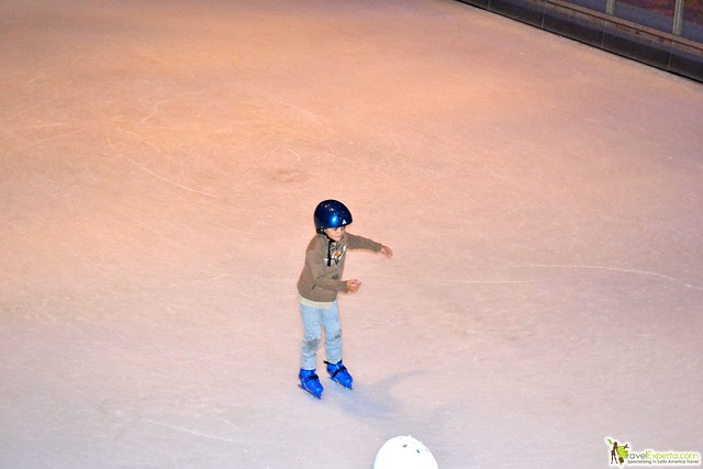ice skateting in a royal caribbean cruise 