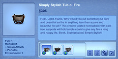 Simply Stylish Tub o' Fire