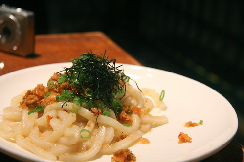 Guu w/ Garlic, Vancouver - Kimchi Udon, spicy cod roe, butter, soy sauce