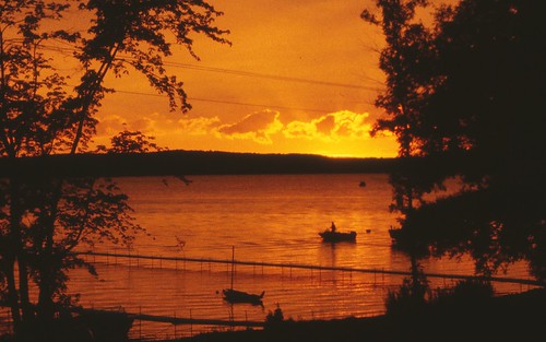 new york sunset lake ny newyork film 35mm canon 1 ae1 scenic slide scan canoscan chautauqua 8800f t1979 80jan03