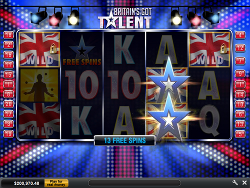 free Britain's Got Talent free games sticky wilds